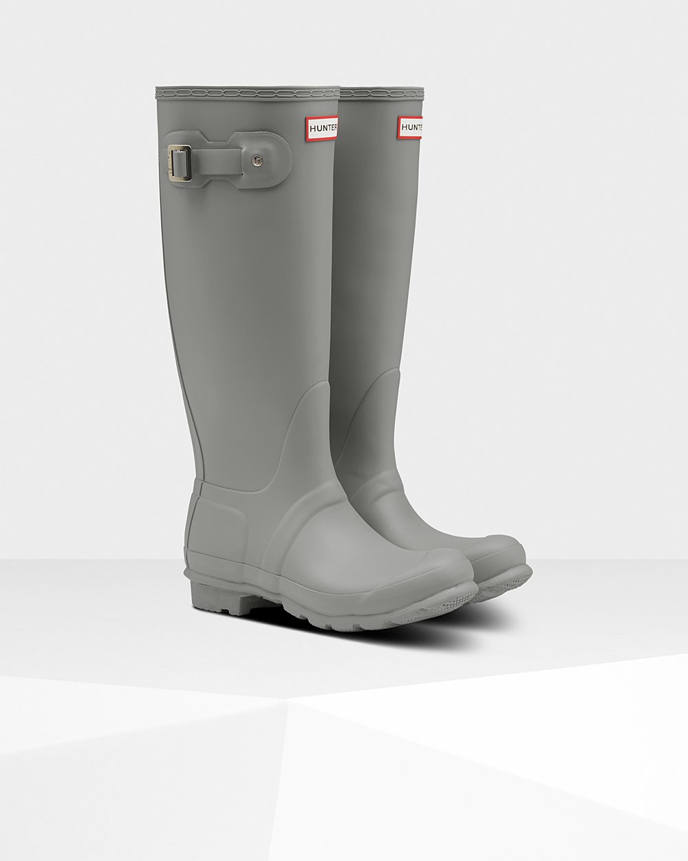 Womens Tall Rain Boots - Hunter Original (50EVDNPZT) - Grey